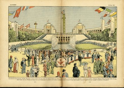 Ilustrace Eugene Damblans (1865-1945) v Le Pelerin od Eugene Damblans