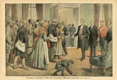 Ilustrace Eugene Damblans (1865-1945) v Le Pelerin od Eugene Damblans
