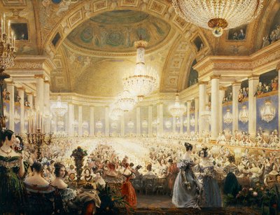 Svátek dam v Tuileries v roce 1835 od Eugene Emmanuel Viollet le Duc
