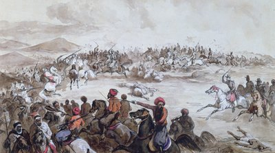 Zajetí kmene Abd el-Kader (1808-83) Henri d