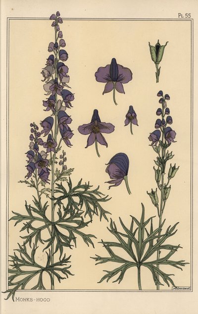 Botanická studie mnichů od Eugene Grasset