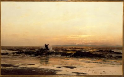 E.Dücker, Rybářské lodě v příboji od Eugene Gustav Dücker