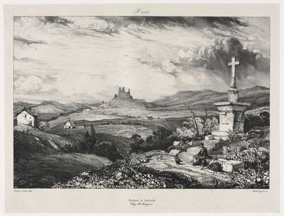 Hrad Larderole od Eugene Isabey