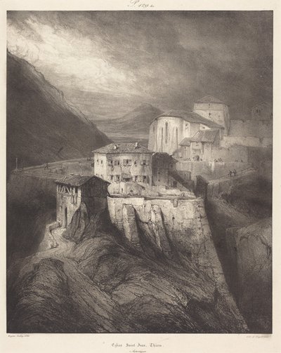 Kostel sv. Jana, Thiers od Eugene Isabey