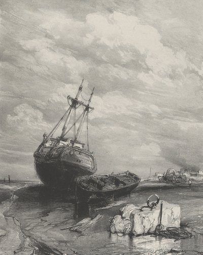 Odliv, 1833. od Eugene Isabey