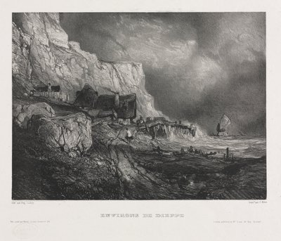 Six Marines: Environs of Dieppe od Eugene Isabey