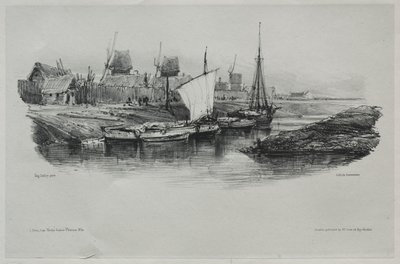 Suvenýry: Canal Bank od Eugene Isabey