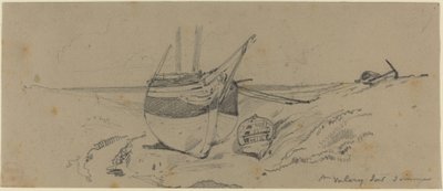 St. Valery sur Somme od Eugene Isabey
