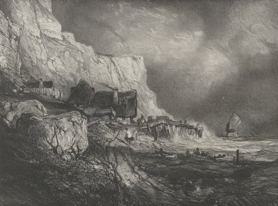 Okolí Dieppe, 1833. od Eugene Isabey