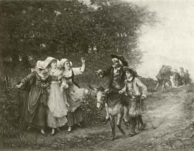 Miller, jeho syn a umění (hlubotisk) od Eugene Joseph Lejeune