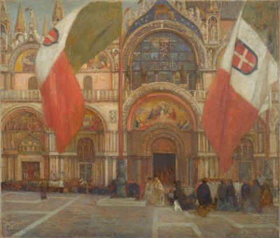 Jour de Fete a Venise, kolem roku 1904 od Eugene Lawrence Vail