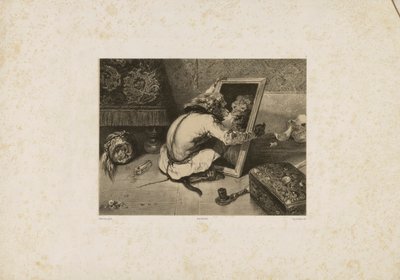 Opice v zrcadle od Eugene Leroux