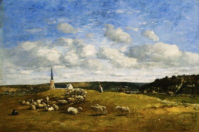 Deauville, 1870-1874 od Eugene Louis Boudin