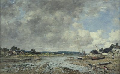 Krajina s pračkami, 1873 od Eugene Louis Boudin