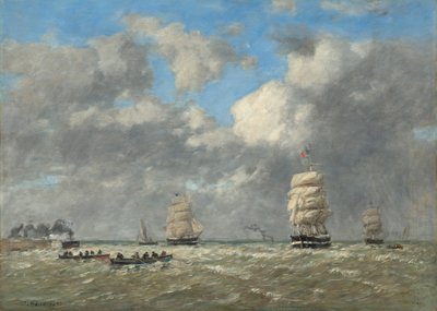 Le Havre, 1883. od Eugene Louis Boudin