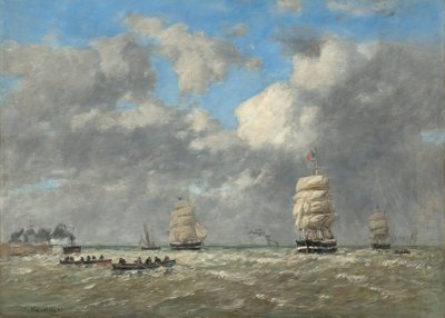 Le Havre, 1883 od Eugene Louis Boudin