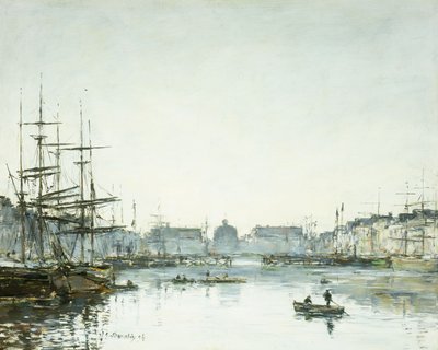 Le Havre, The Trade Basin, 1894 od Eugene Louis Boudin