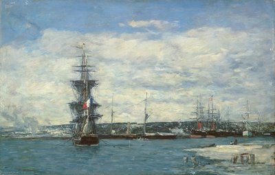 Le Havre, kolem 1864-66 od Eugene Louis Boudin