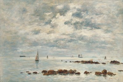 Odliv, Saint Vaast la Hougue, 1892 od Eugene Louis Boudin