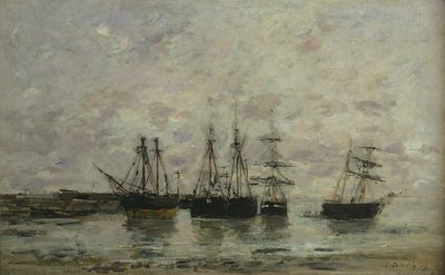 Portrieux, 1869 od Eugene Louis Boudin