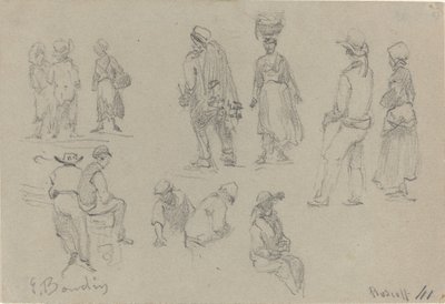Provinční postavy, konec 19. století. od Eugene Louis Boudin