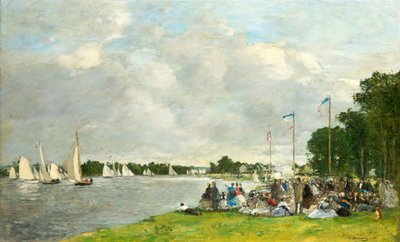 Regata v Argenteuil, 1866. od Eugene Louis Boudin