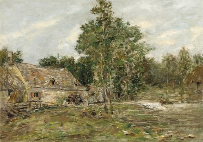 Saint-Cenery, mlýn, kolem 1890-92 od Eugene Louis Boudin