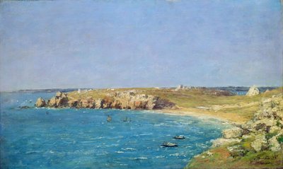 Přímořská krajina od Eugene Louis Boudin