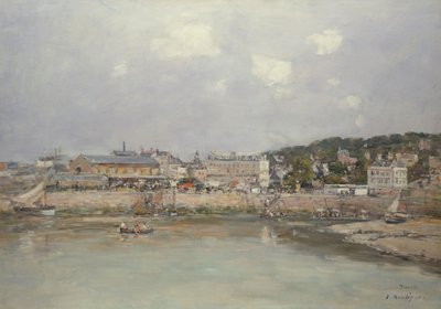 Přístav v Trouville, 1884 od Eugene Louis Boudin