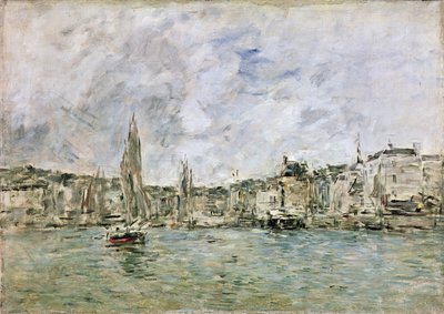 Přístav v Honfleuru, 1896 od Eugene Louis Boudin