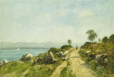 Cesta, Antibes; Antibes, la Route, 1893 od Eugene Louis Boudin