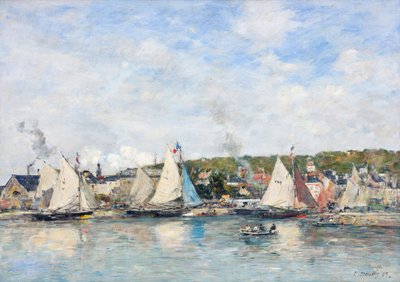 Přístav Trouville, 1893. od Eugene Louis Boudin