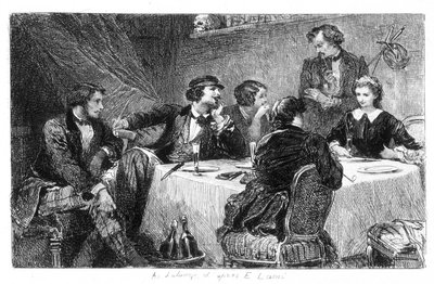 Ilustrace Eugène Lami z „Mimi de Pinson“ od Alfreda de Musseta od Eugene Louis Lami