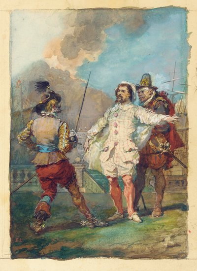 „Les Fourberies de Scapin“, nach Molière von Eugene Louis Lami