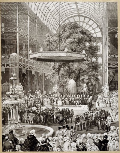 Eröffnung der Weltausstellung 1851 in London von Lami von Eugene Louis Lami