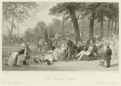 Champs Elysees od Eugene Louis Lami