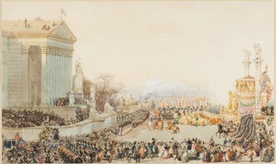 Překlad Napoleonova popela: 15. prosince 1840 od Eugene-Louis Lami