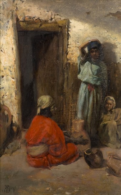 Arabská ulice od Eugene Pavy