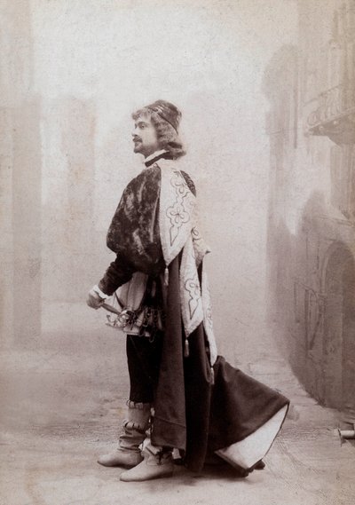 Francouzský komik Dauvillier, kolem roku 1900, foto: Eugene Pirou od Eugene Pirou