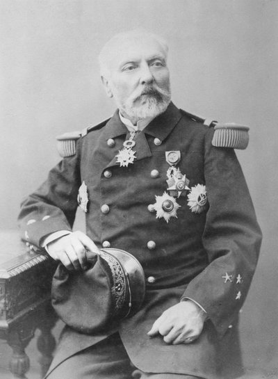 Portrét Hyacinthe Laurent Théophile Aube od Eugene Pirou