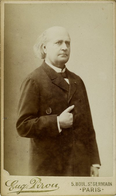Portrét Leconte de Lisle 1818-1894, c. 1870. od Eugene Pirou