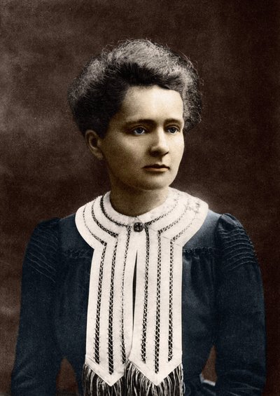 Portrét Marie Curie 1867-1934 od Eugene Pirou