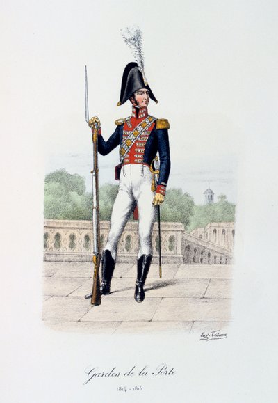 Stráže brány, 1814-15 od Eugene Titeux