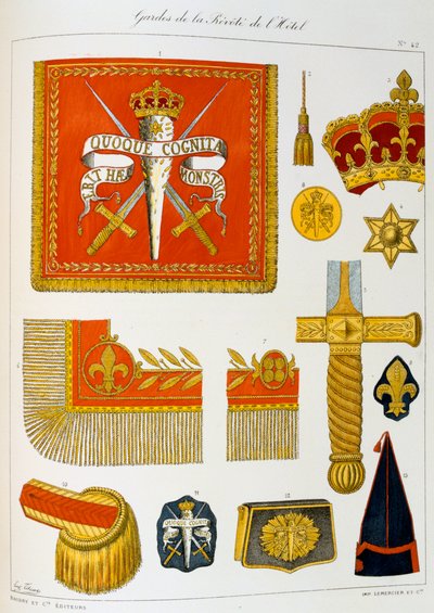 Hotel Provost Guards, Insignia od Eugene Titeux