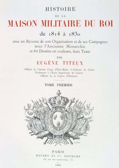 Titulní strana, 1814-1830 od Eugene Titeux