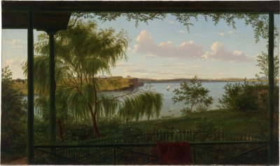 Z verandy v Purrumbete od Eugene von Guérard