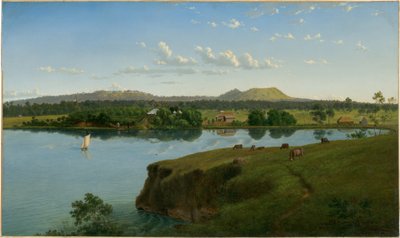Purrumbete z druhé strany jezera od Eugene von Guérard