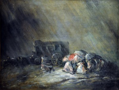 Dostavník pod bouří od Eugenio Luca y Velasquez