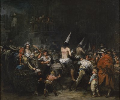 Odsouzen inkvizicí, druhá polovina 19. století. od Eugenio Lucas Velázquez