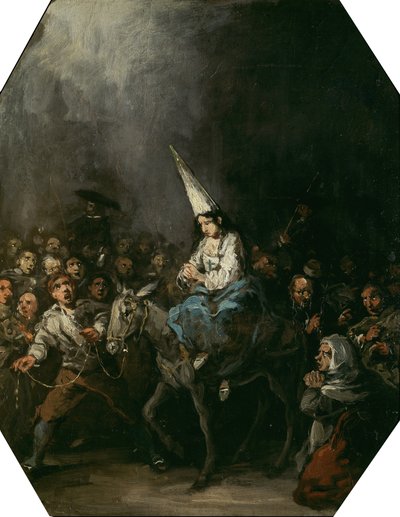 Odsouzen inkvizicí, cca 1860 od Eugenio Lucas Velázquez